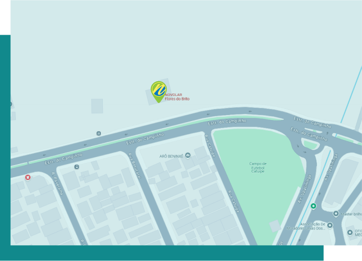 Mapa de localização do empreendimento.